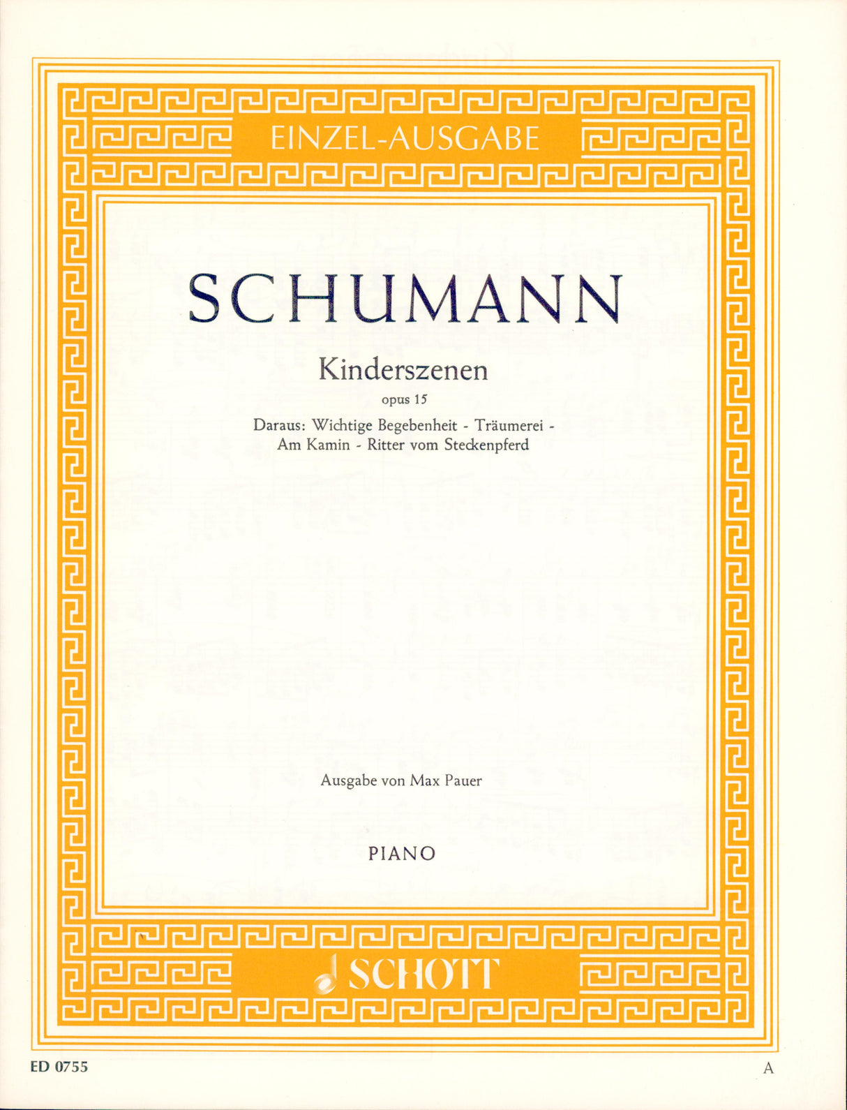 Schumann: Kinderszenen, Op. 15, Nos. 6-9