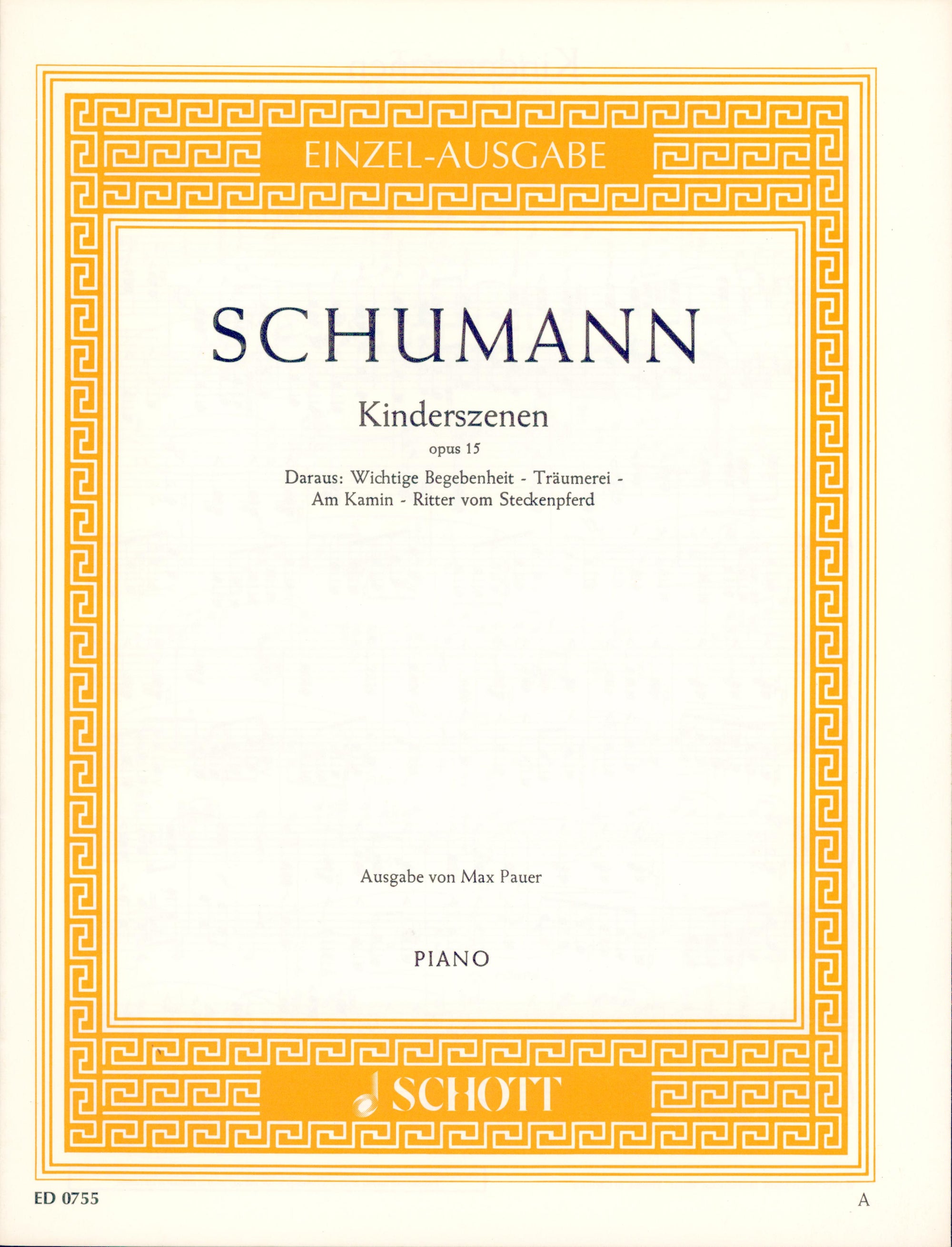 Schumann: Kinderszenen, Op. 15, Nos. 6-9