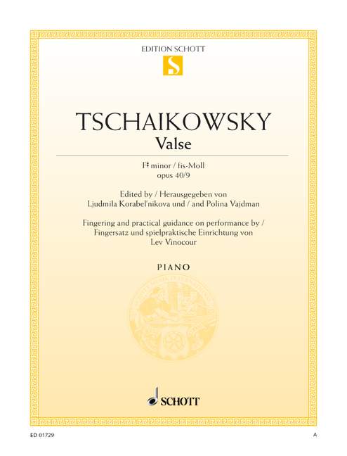 Tchaikovsky: Waltz in F-sharp Minor, Op. 40, No. 9