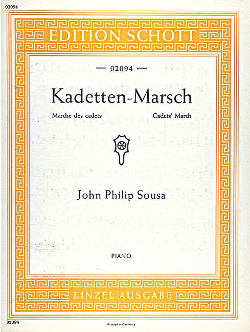 Sousa: The High School Cadets (arr. for piano)