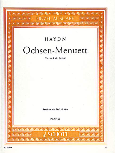 Haydn: Ox Minuet in C Major, Hob. IX:27 (arr. for piano)