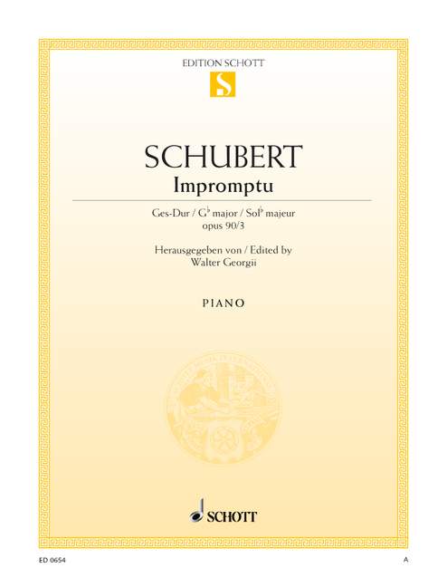 Schubert: Impromptu in G-sharp Major, D 899, Op. 90, No. 3