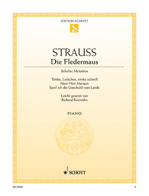 J. Strauss: 3 pieces from Die Fledermaus (arr. for piano)