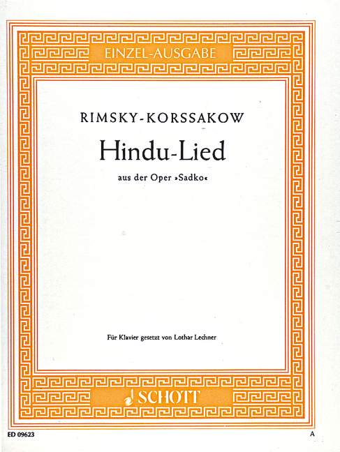 Rimsky-Korssakow: Hindu-Lied from "Sadko" (arr. for piano)