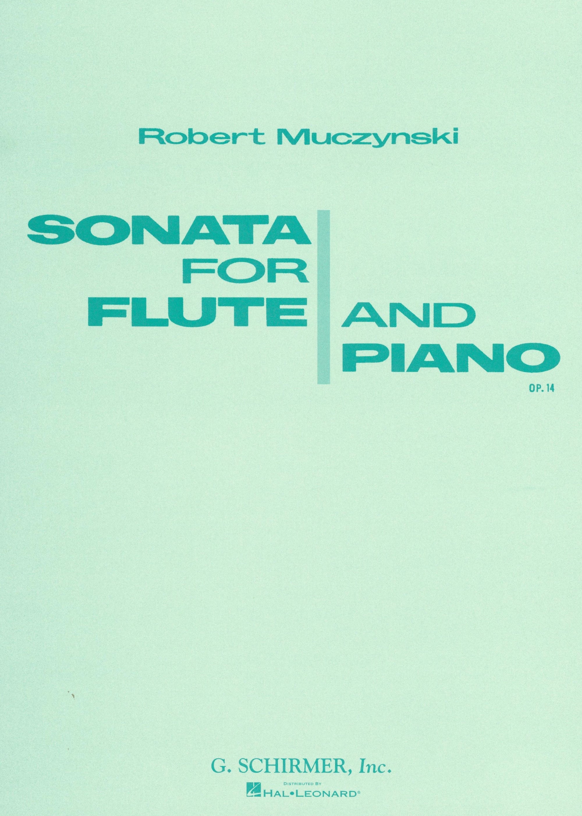 Muczynski: Flute Sonata, Op. 14