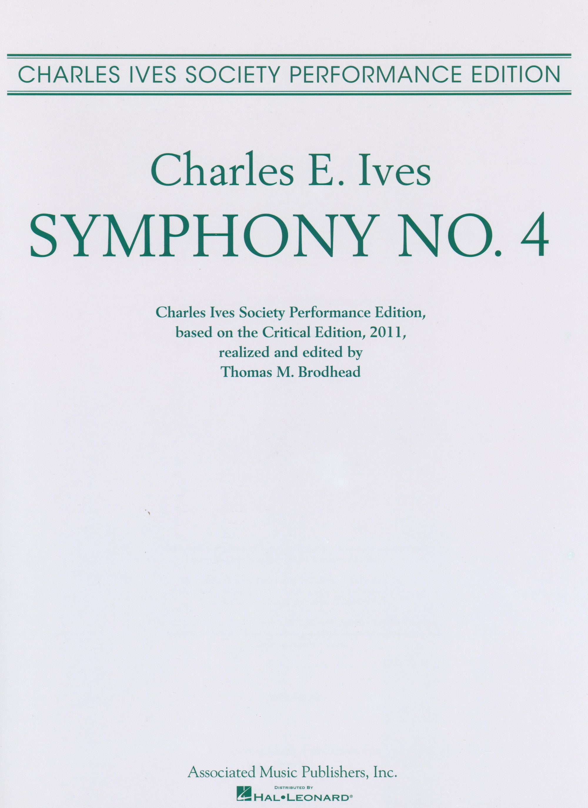 Ives: Symphony No. 4