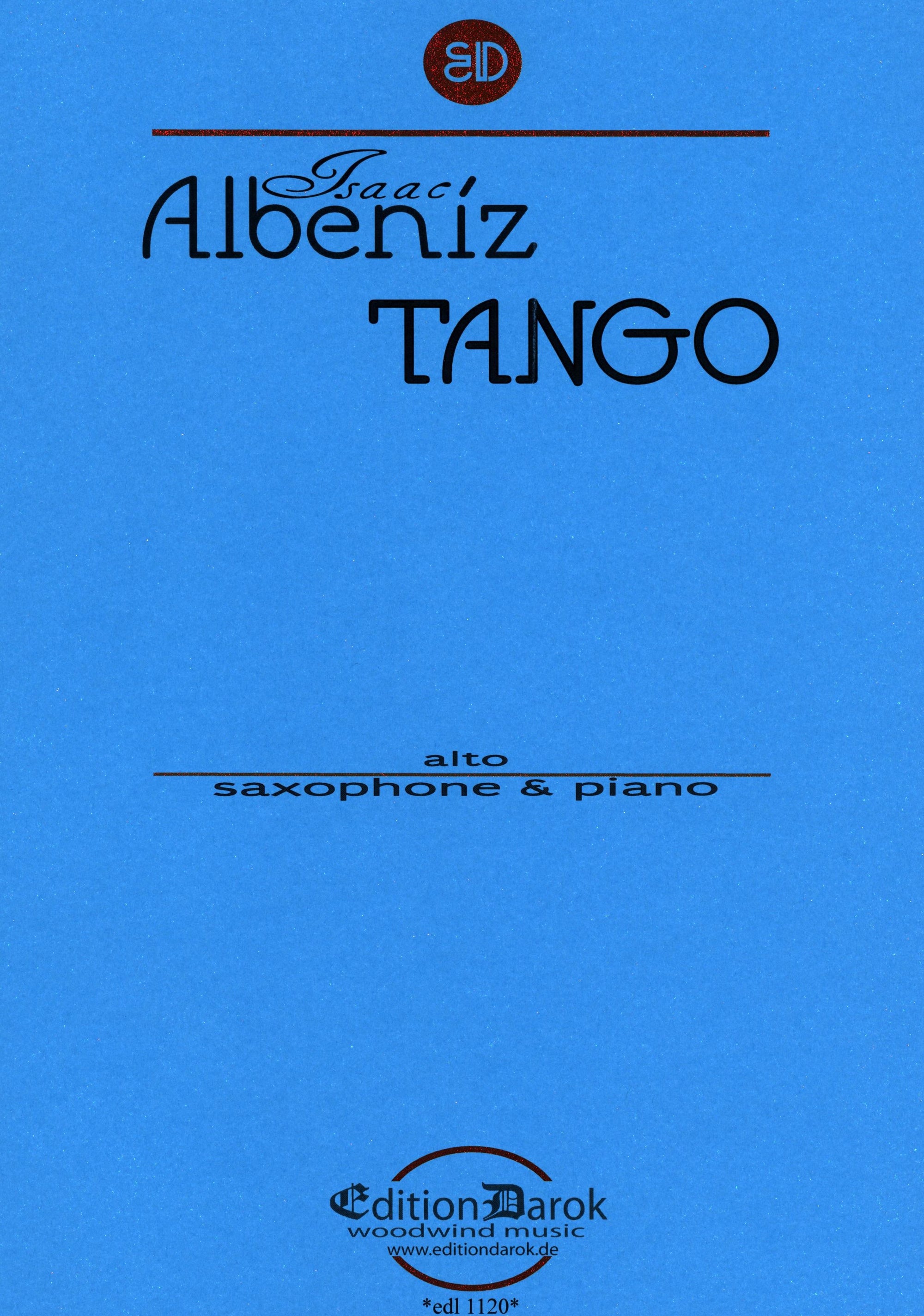 Albéniz: Tango (arr. for alto saxophone and piano)