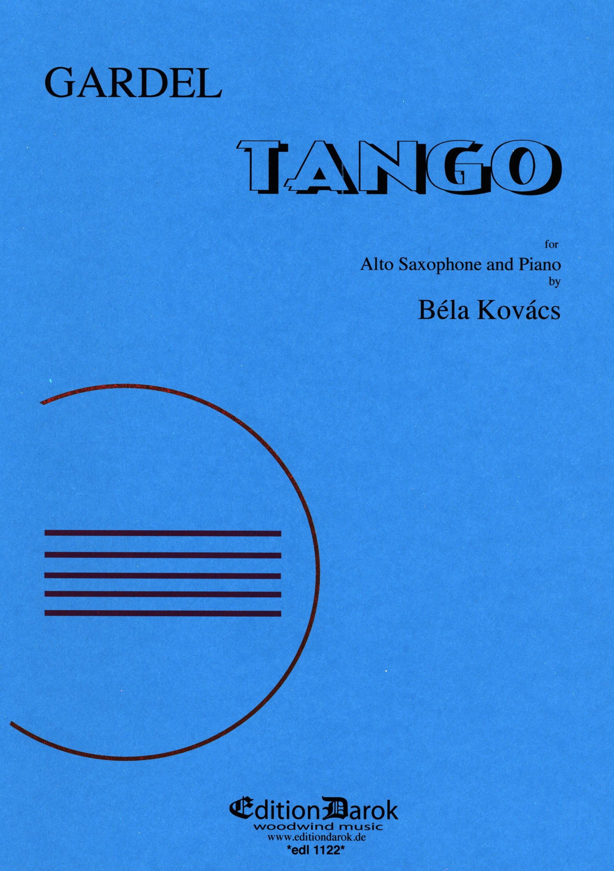 Gardel: Tango (arr. for alto saxphone & piano)