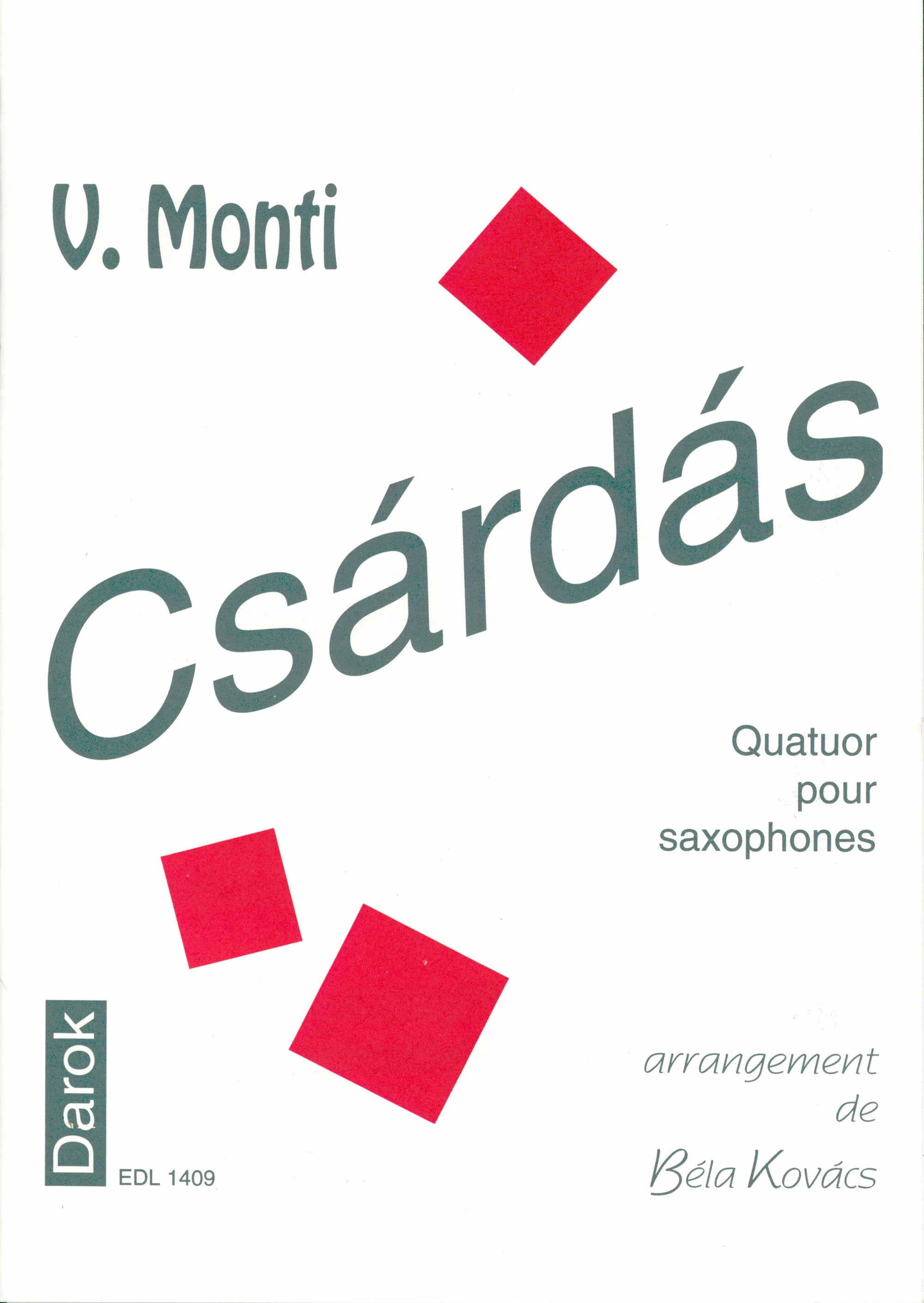 Monti: Csárdás (arr. for sax quartet)