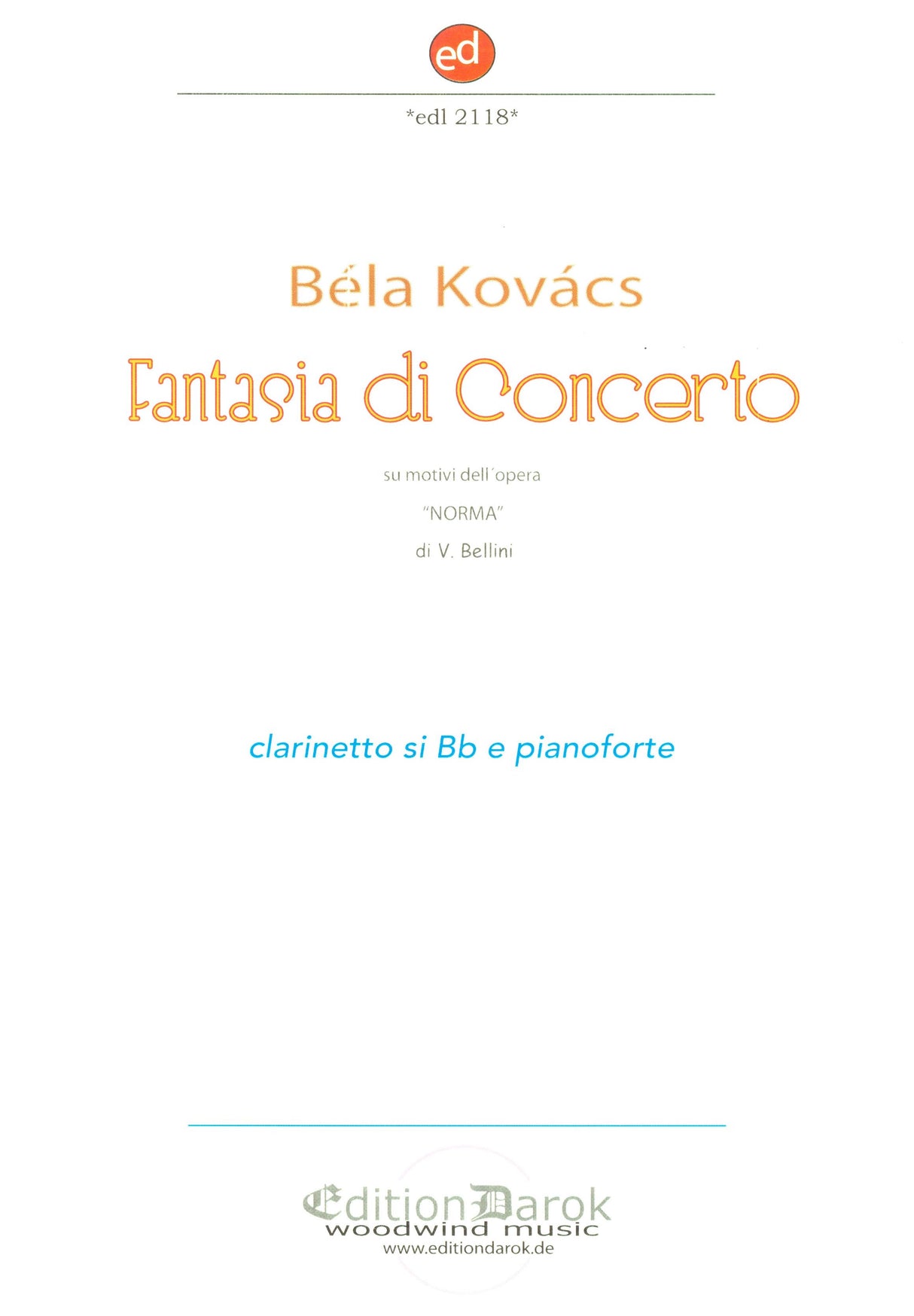 Kovács: Fantasia di Concerto