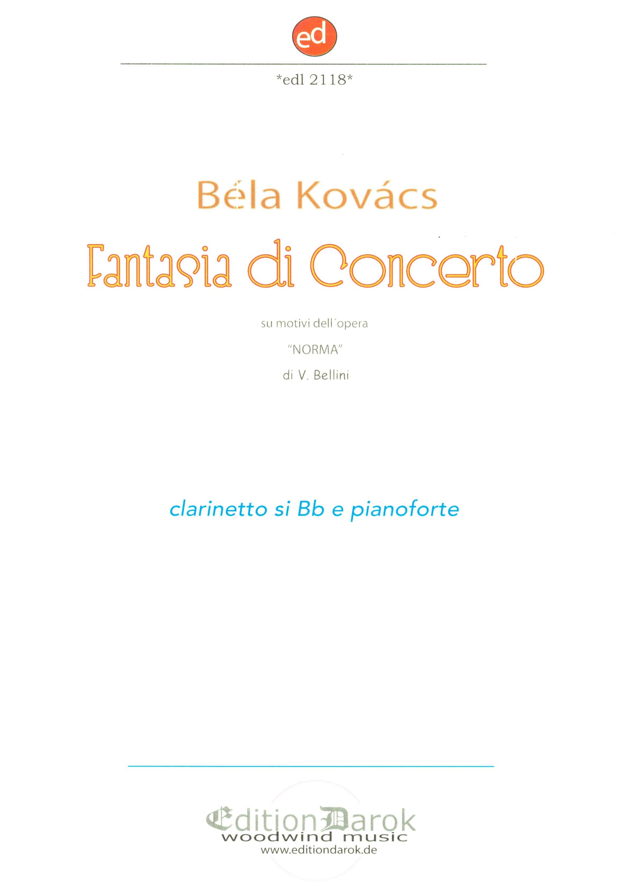 Kovács: Fantasia di Concerto