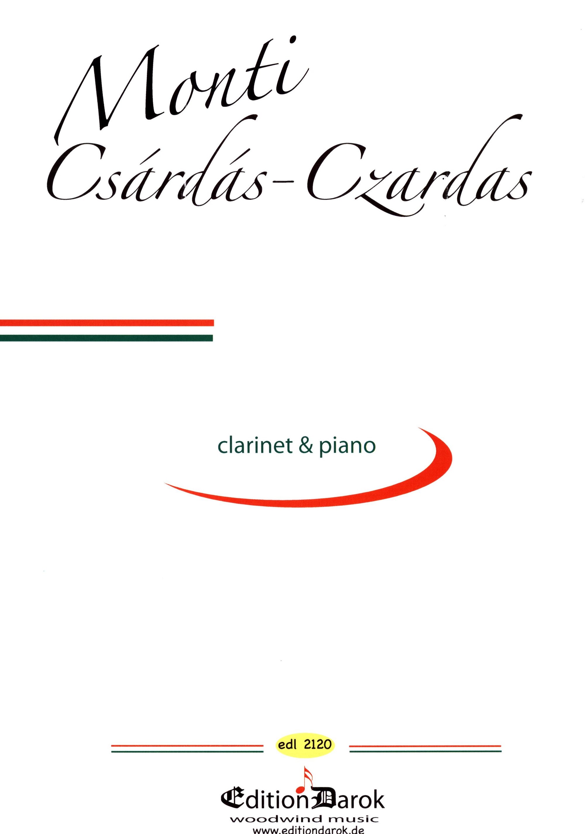 Monti: Csárdás (arr. for clarinet and piano)