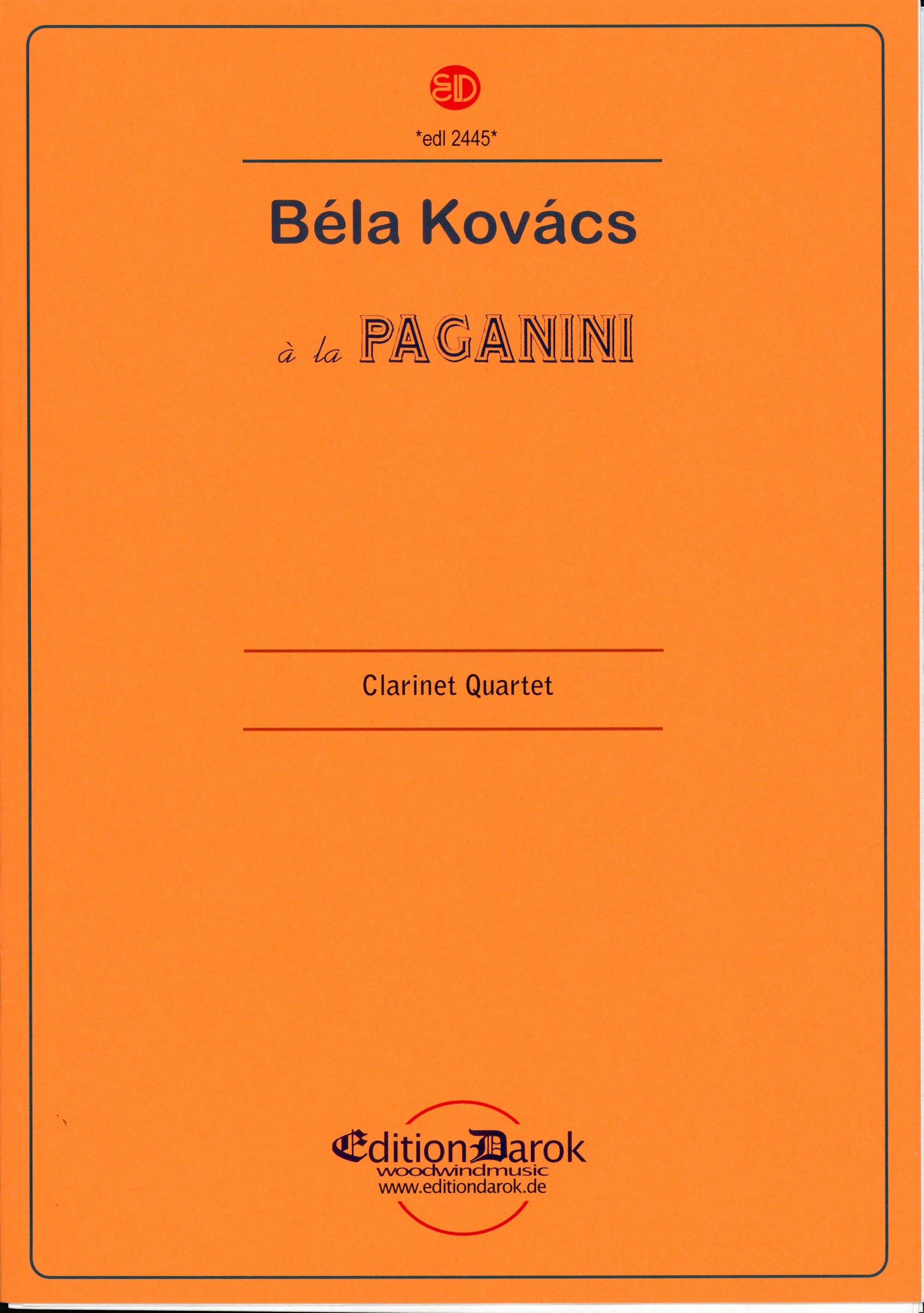 Kovács: à la Paganini