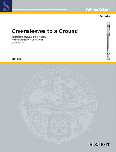 Greensleeves to a Ground (arr. for recorder & piano)