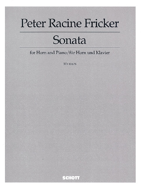 Fricker: Horn Sonata