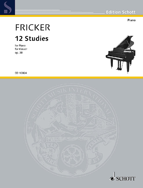Fricker: 12 Studies, Op. 38