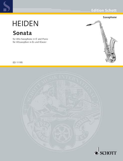 Heiden: Alto Saxophone Sonata