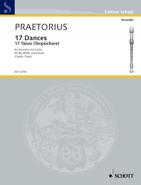 Praetorius: 17 Dances from "Terpsichore" (arr. for recorder & guitar)
