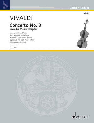 Vivaldi: Concerto for 2 Violins in A Minor, RV 522, Op. 3, No. 8
