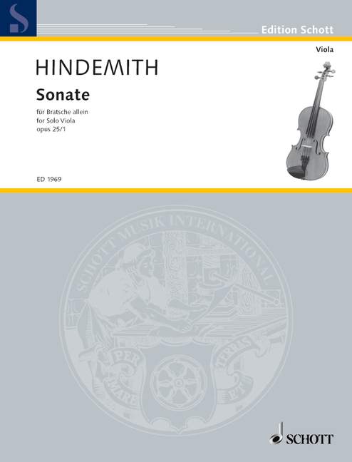 Hindemith: Sonata for Solo Viola, Op. 25, No. 1