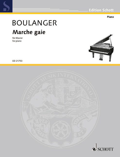 L. Boulanger: Marche gaie (arr. for piano)