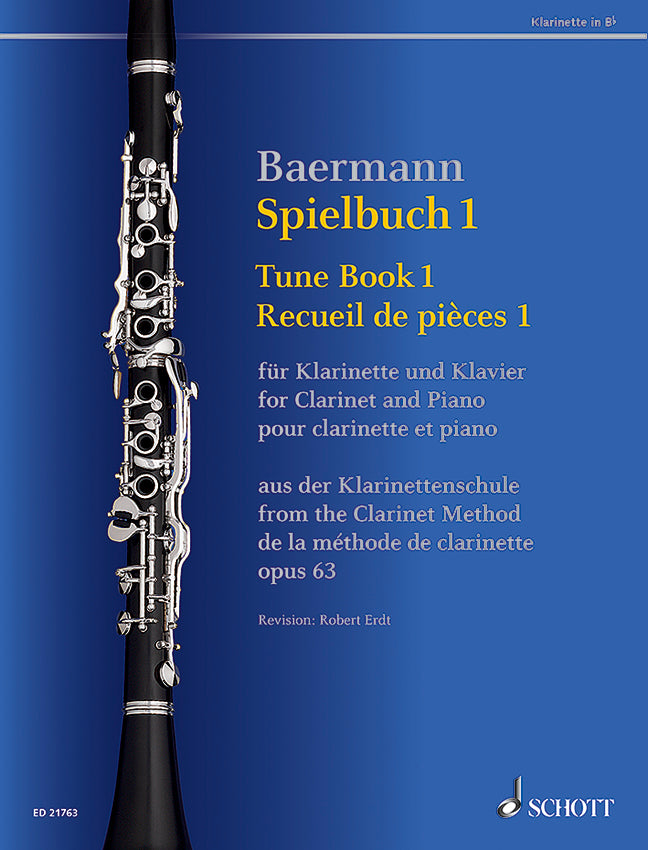Baermann: Tune Book from Clarinet Method, Op. 63 - Volume 1