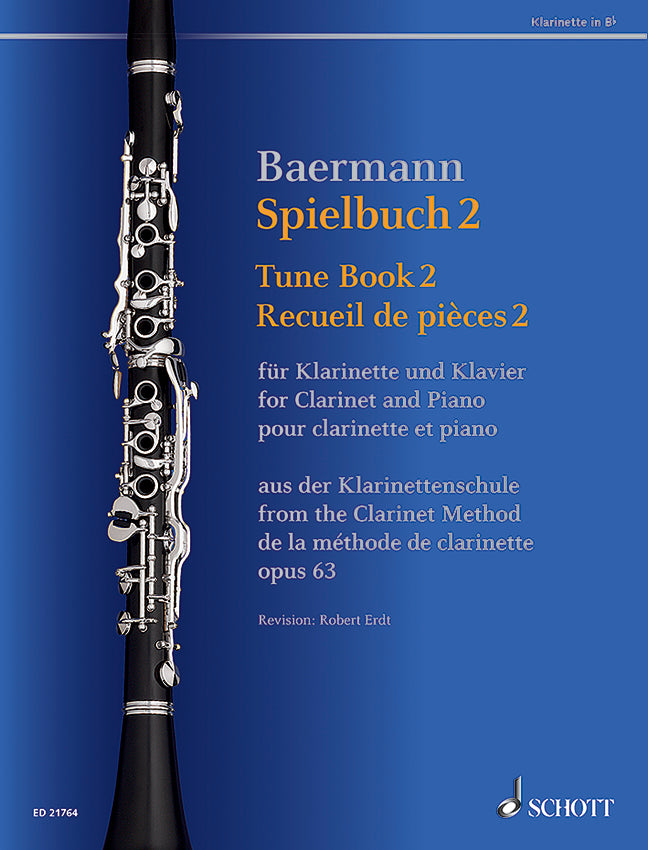 Baermann: Tune Book from Clarinet Method, Op. 63 - Volume 2