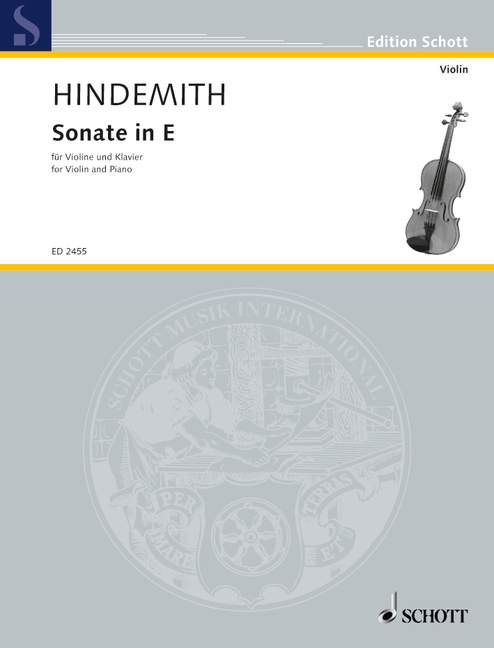 Hindemith: Violin Sonata in E Major