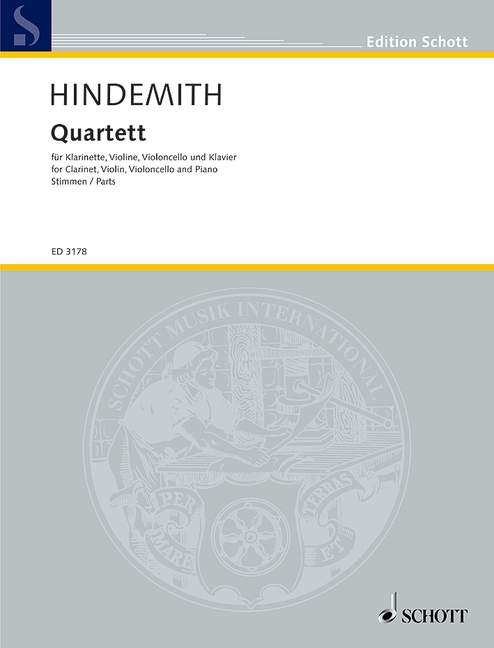 Hindemith: Clarinet Quartet