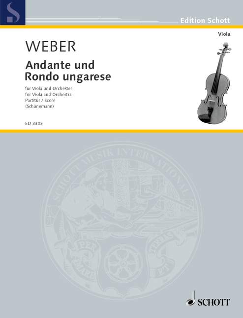 Weber: Andante and Hungarian Rondo, Op. 35
