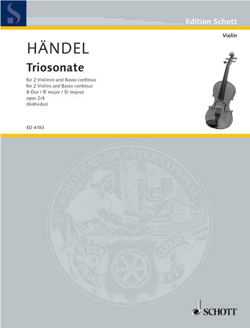Handel: Trio Sonata in B-flat Major, HWV 388, Op. 2, No. 4 (3)