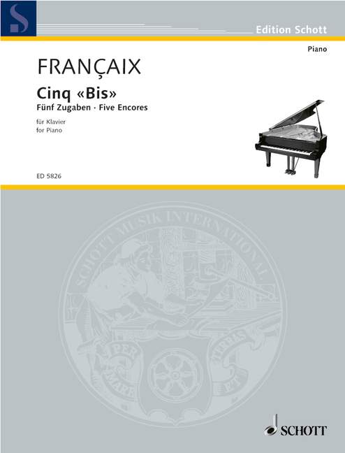 Françaix: Cinq "Bis" - Five Encores