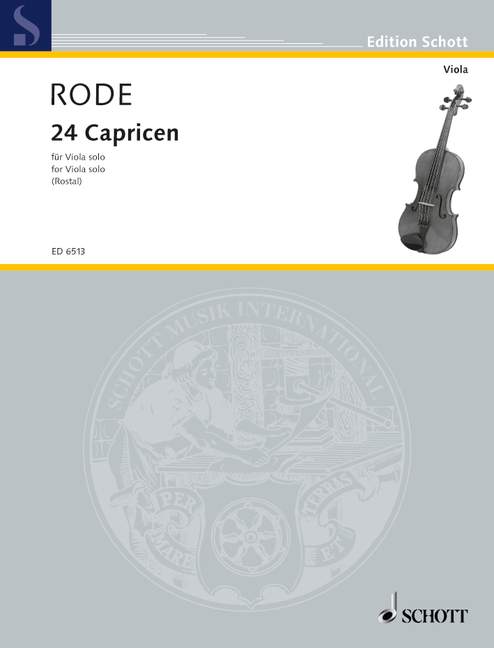 Rode: 24 Caprices (trans. for viola)