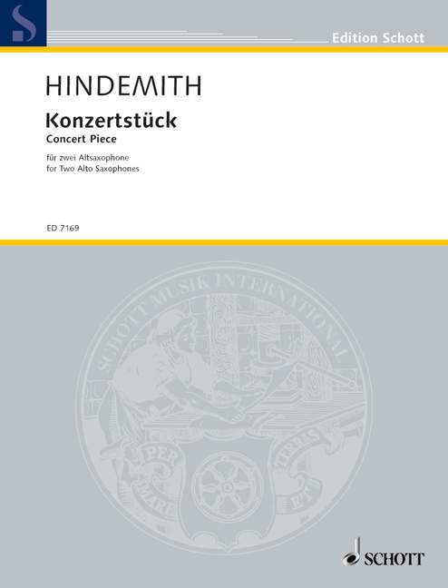 Hindemith: Concert piece for 2 Alto Saxophones