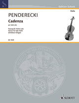 Penderecki: Cadenza (version for solo violin)