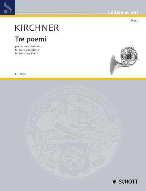Kirchner: Tre poemi
