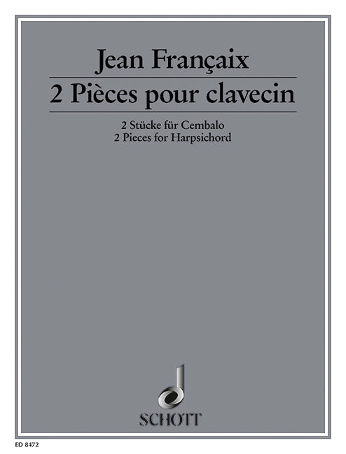 Françaix: 2 Pieces for Harpsichord
