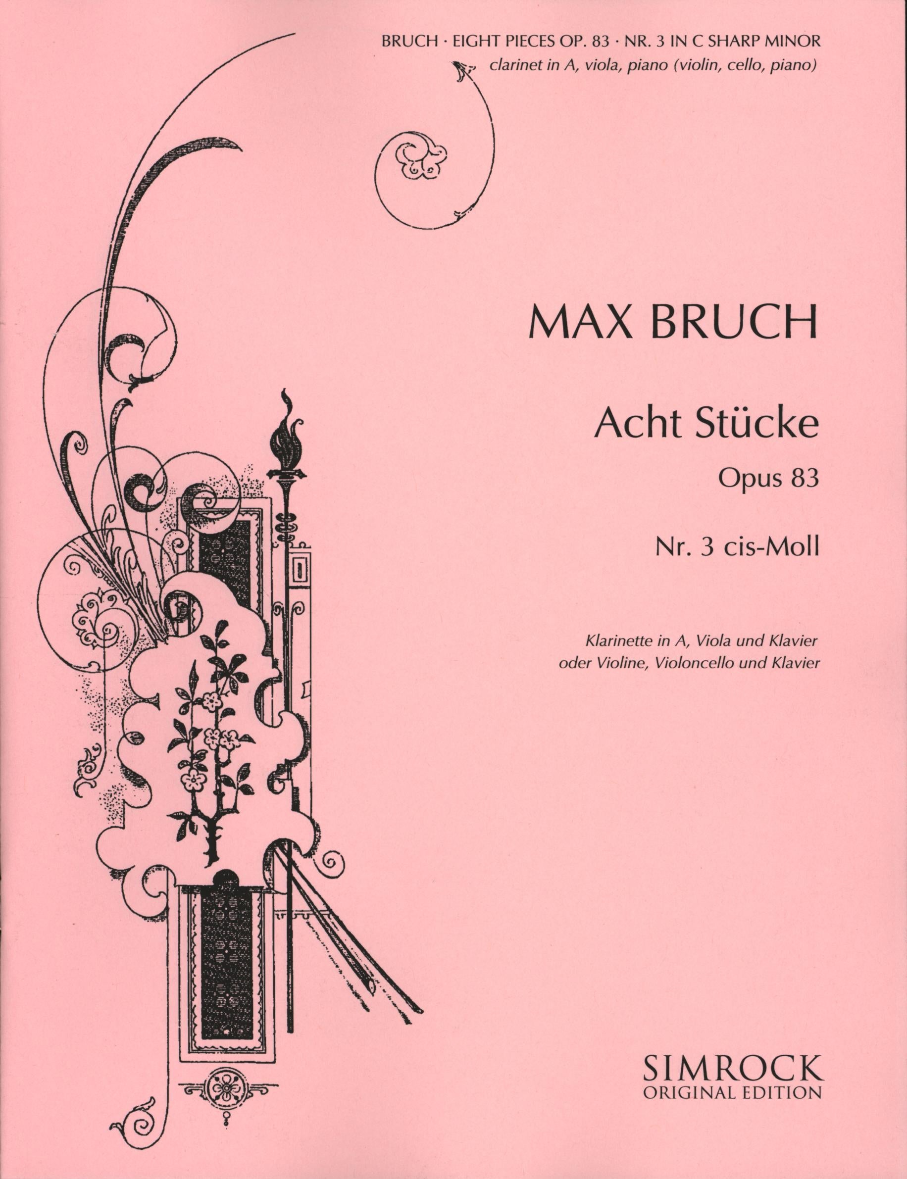 Bruch: Eight Pieces, Op. 83, No. 3