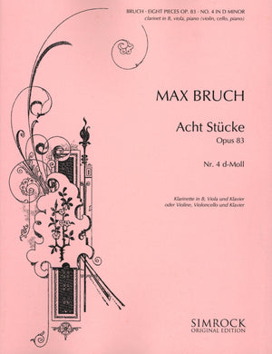 Bruch: Eight Pieces, Op. 83, No. 4