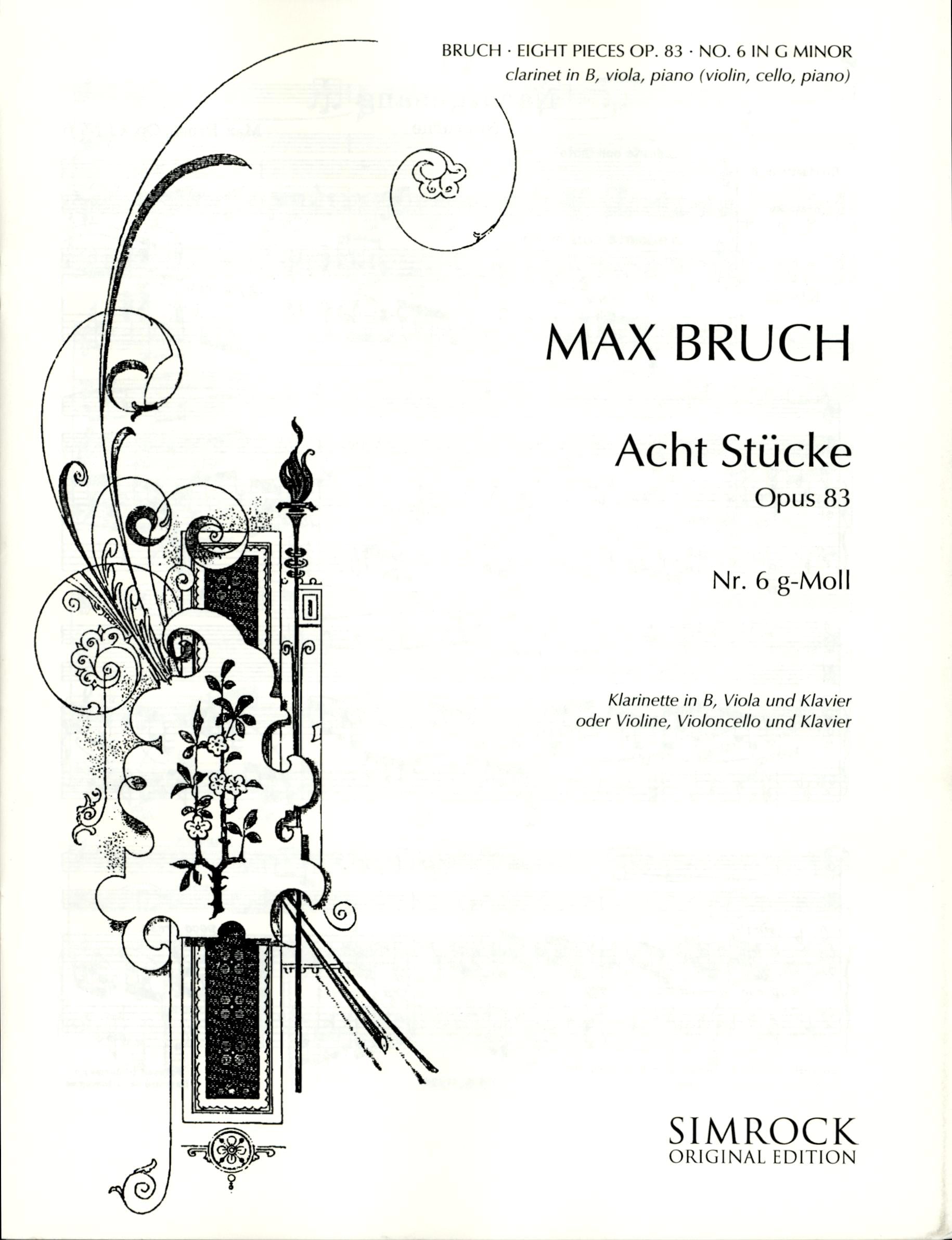 Bruch: Eight Pieces, Op. 83, No. 6