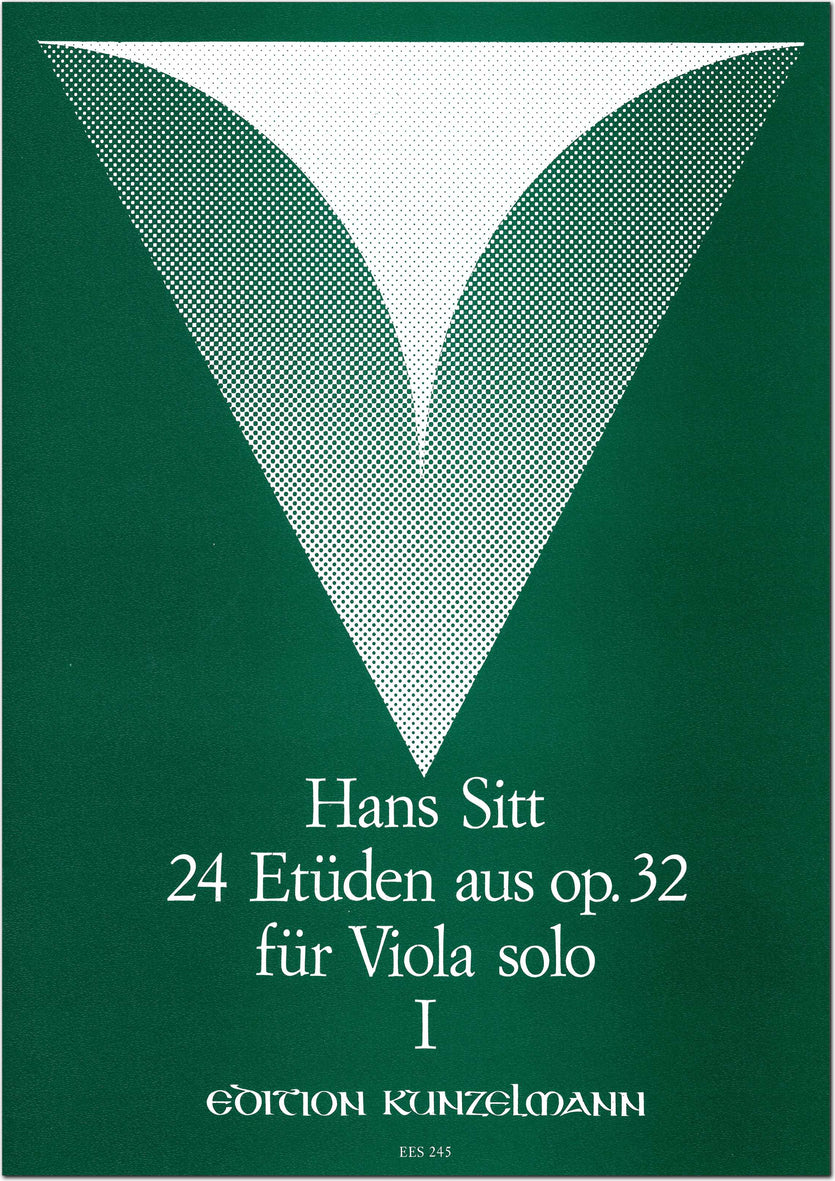 Sitt: 12 études from Op. 32 - Book 1 (transc. for viola)