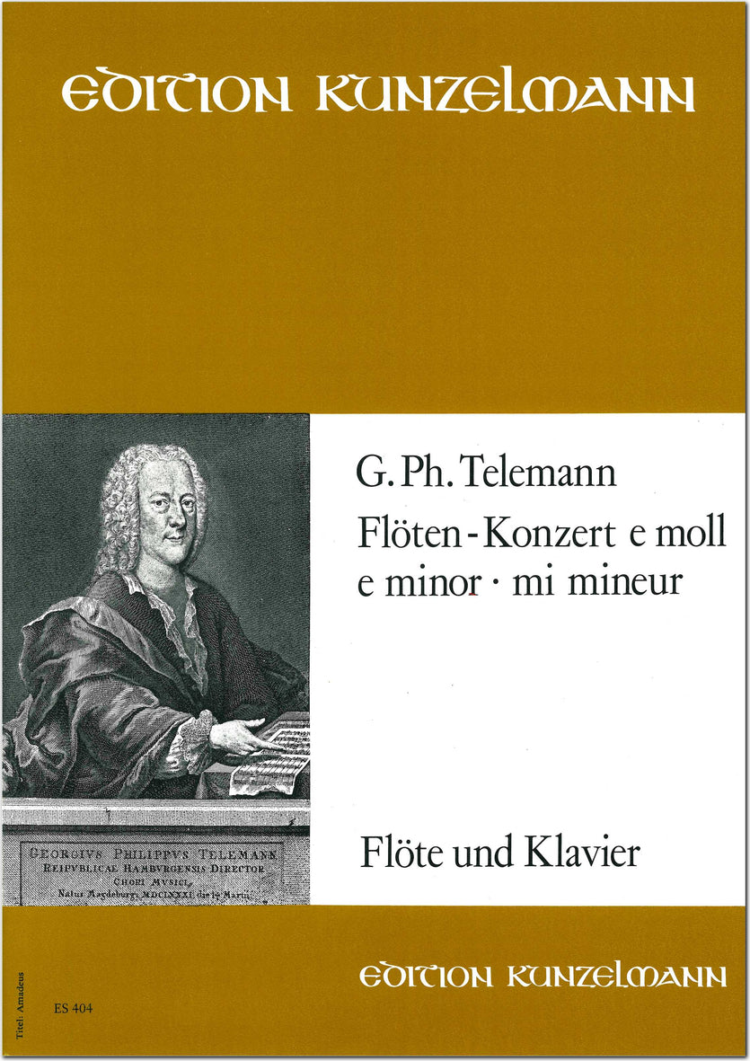 Telemann: Flute Concerto in E Minor, TWV 52:e3