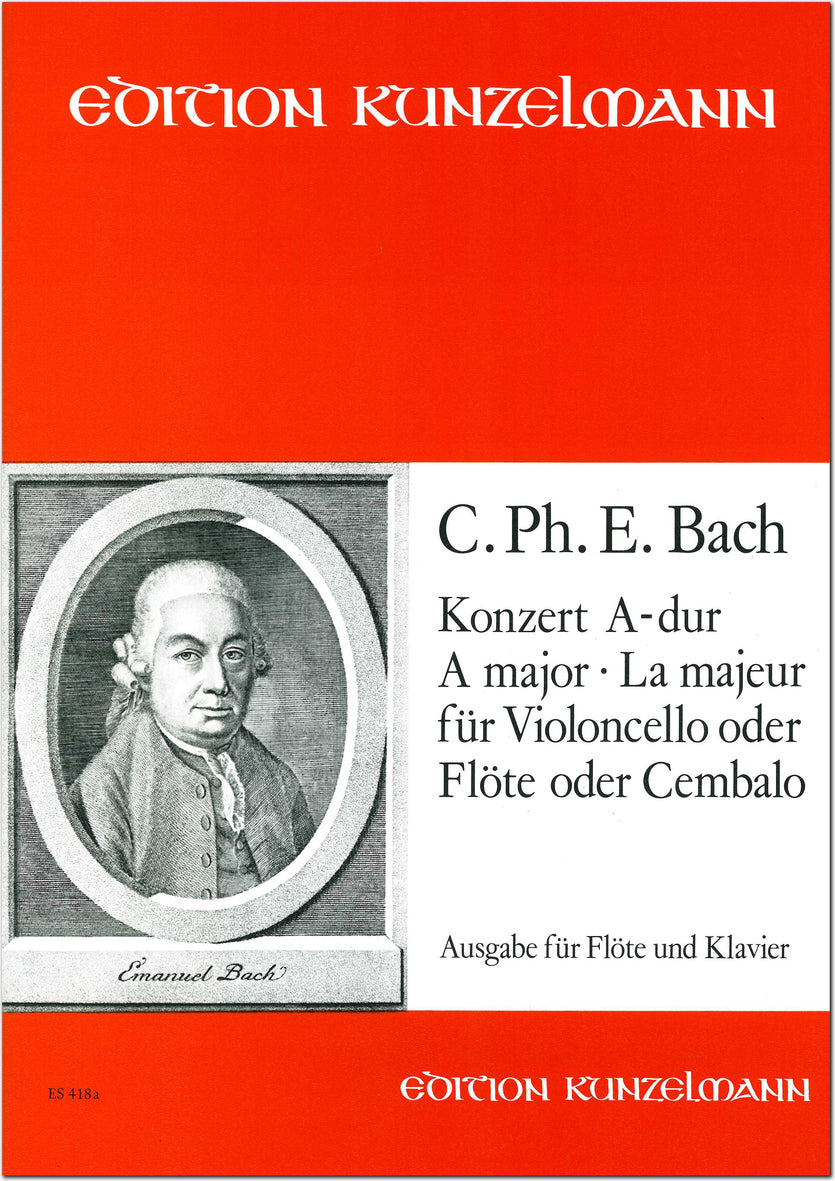 C.P.E. Bach: Concerto in A Major (arr. for flute & piano)