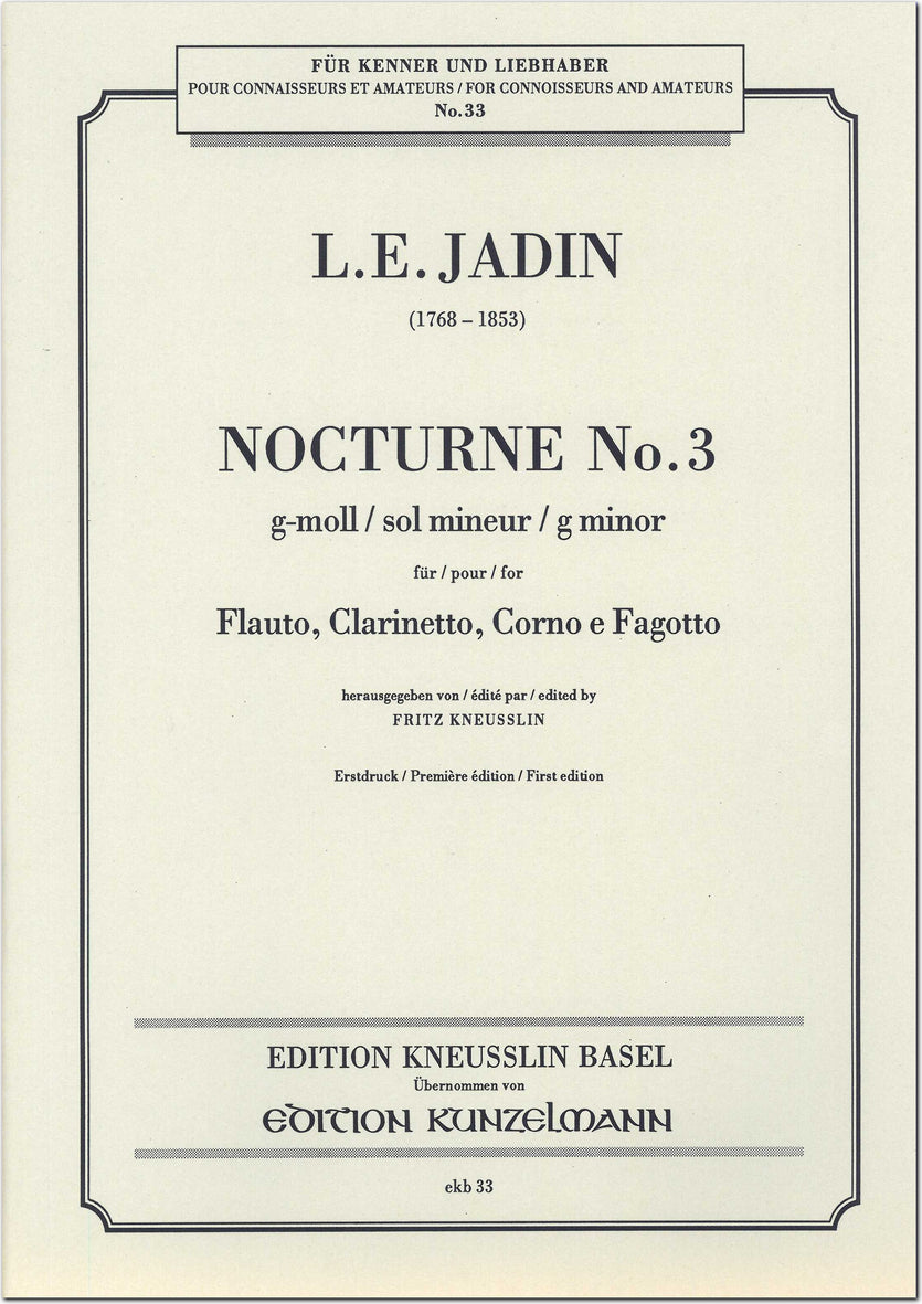 Jadin: Nocturne No. 3