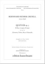 Crusell: Clarinet Quartet in D Major, Op. 7