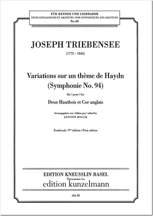 Triebensee: Variations on a Theme from Haydn's Symphony No. 94