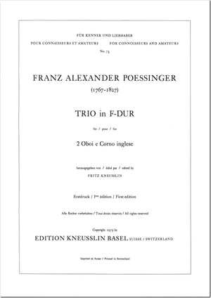 Pössinger: Trio in F Major