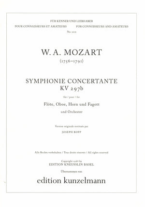 Mozart: Symphonie concertante, K. 297b