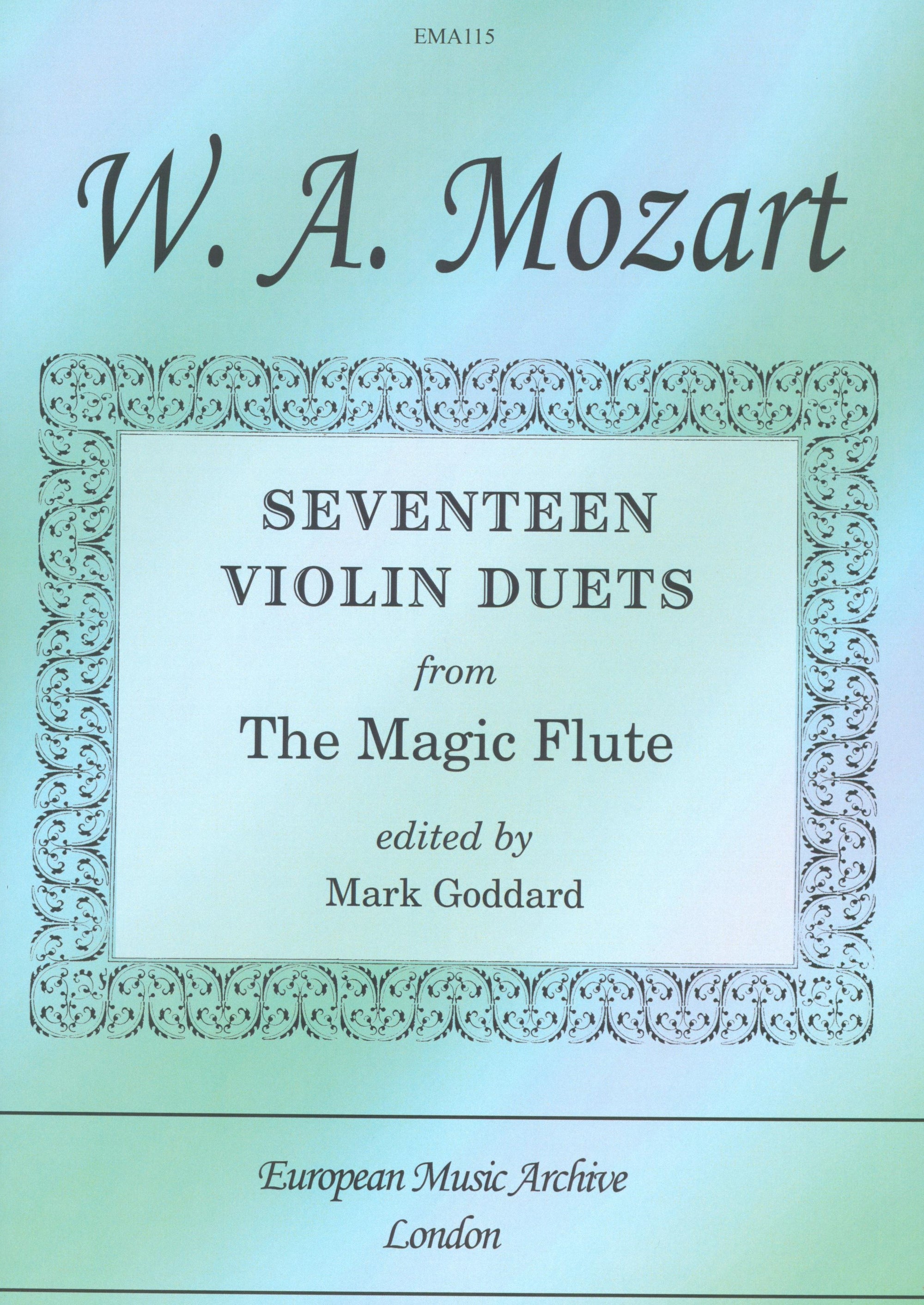Mozart: 17 Violin Duets from "The Magic Flute"