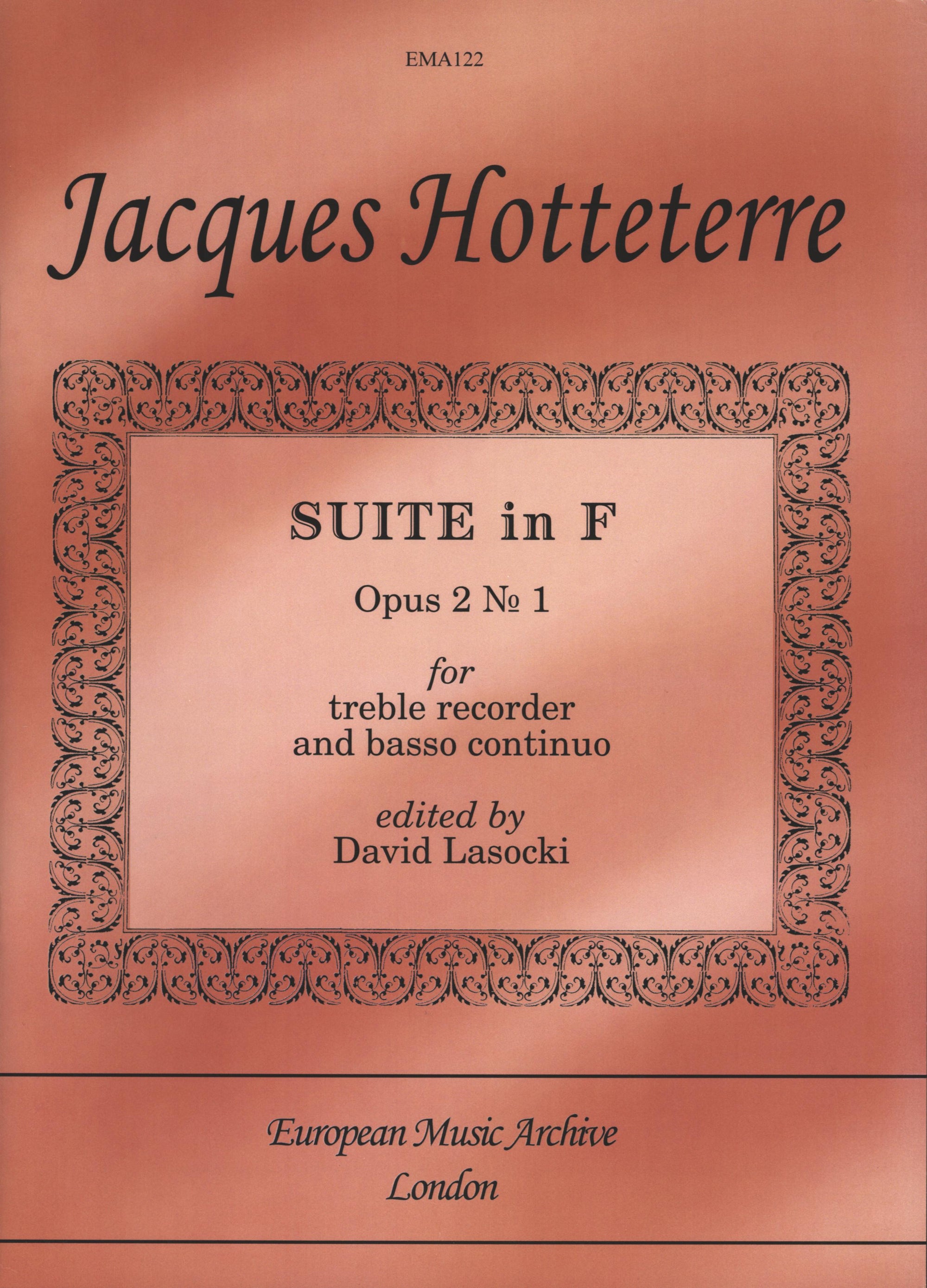 Hotteterre: Suite in F Major, Op. 2, No. 1